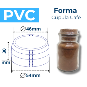 CÚPULA CAFÉ FORMA PVC