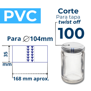 TWIST OFF 100 CORTE PVC