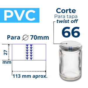 TWIST OFF 66 CORTE PVC