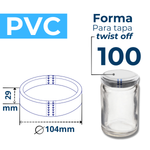 TWIST OFF 100 FORMA PVC