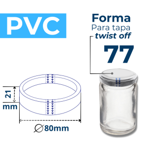 TWIST OFF 77 FORMA PVC