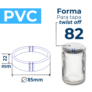 TWIST OFF 82 FORMA PVC
