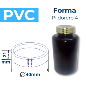 PILDORERO 4 FORMA PVC
