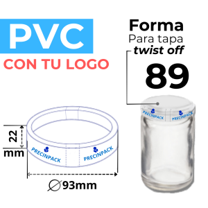 TWIST OFF 89 PERSONALIZADO FORMA PVC