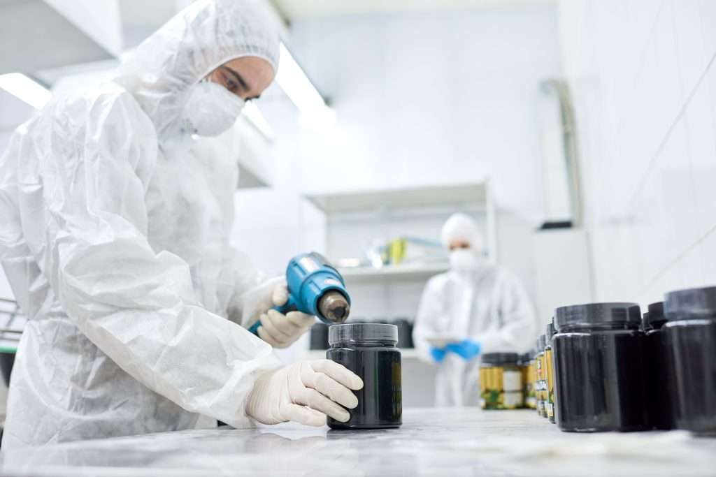 Proceso de sellar un producto