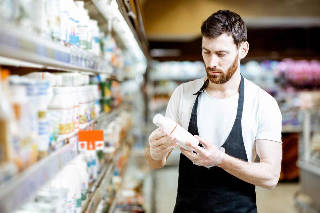 Ejemplo de precinto de garantía Sleeve en el sector de la alimentación